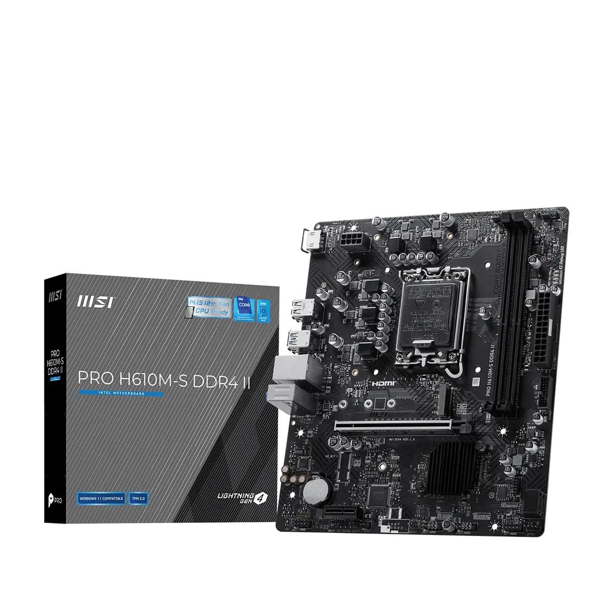 MSI PRO H610M-S DDR4 II 3200MHz DDR4 LGA1700 M.2 HDMI mATX Anakart