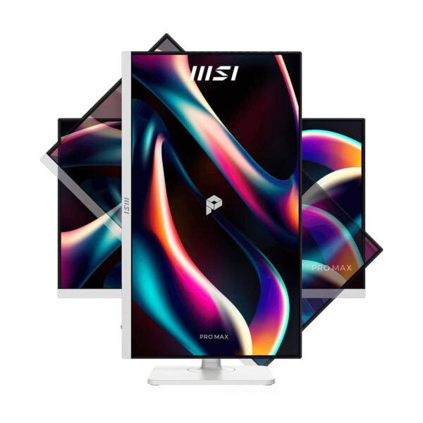 Msi Pro Max 271phw E14 27 Inç 144hz 1ms Full Hd Freesync Ips Beyaz Pivot Monitör 4