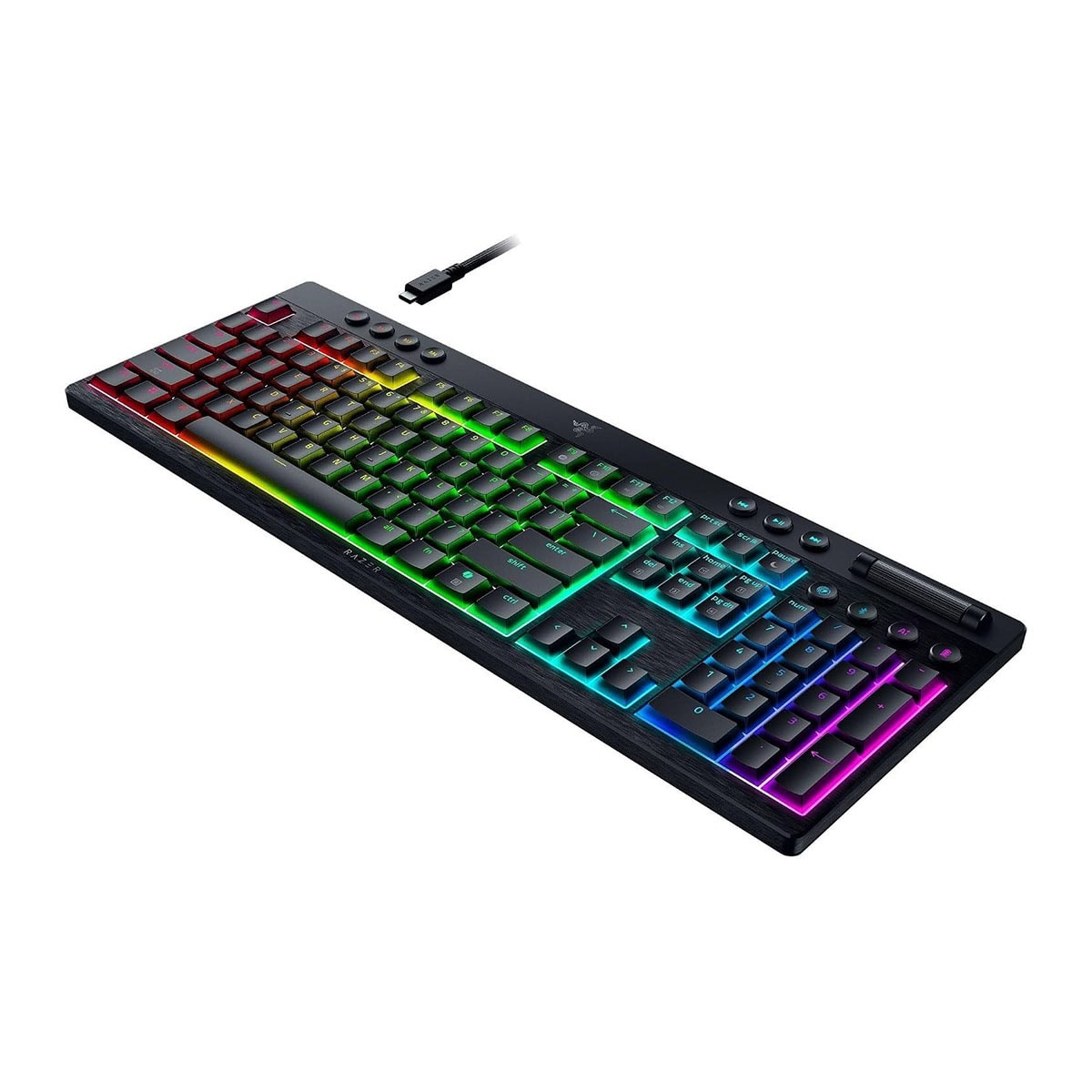 Razer BlackWidow V4 Low Profile Orange Switch Chroma RGB Kablosuz İngilizce Mekanik Gaming Klavye (RZ03-05270800-R3M1) - Görsel 2