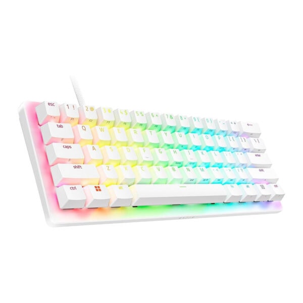 Razer Huntsman V3 Pro Mini Analog Optical Switch Gen2 RGB Kablolu Beyaz İngilizce Gaming Klavye (RZ03-04991700-R3M1) - Görsel 3